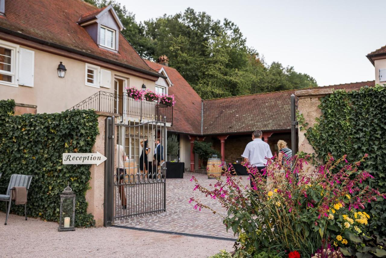 Maison D'Hotes Les Jardins De Madeleine Bernardvillé Kültér fotó