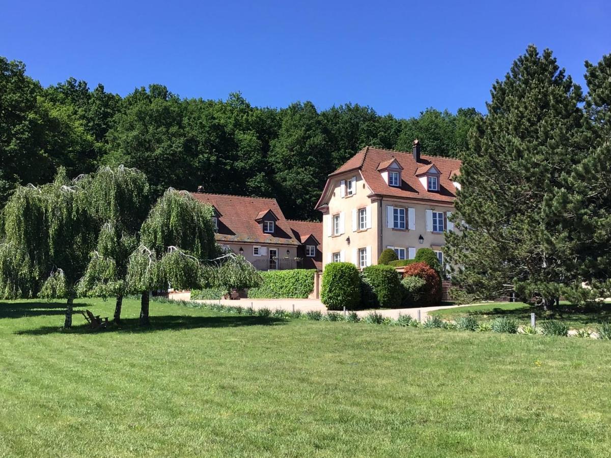 Maison D'Hotes Les Jardins De Madeleine Bernardvillé Kültér fotó